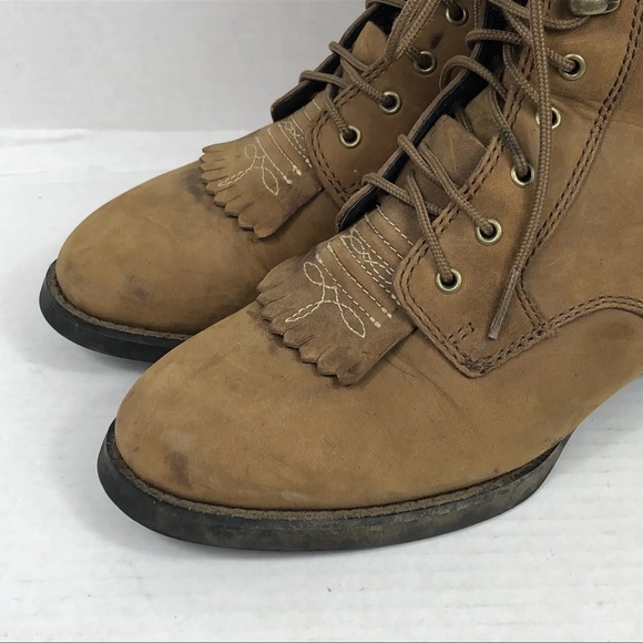 Vintage Women’s Cabela’s Tassel Kiltie Boots Lace-Up Size 6.5 B Style # 82-3811 - Picture 2 of 7